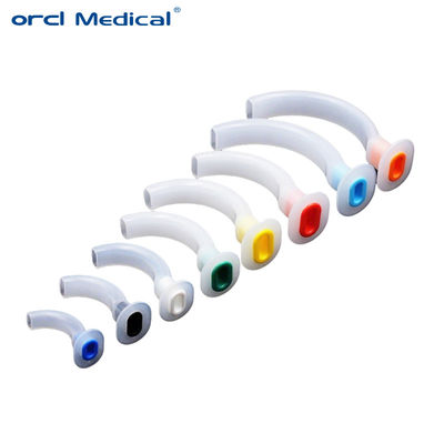 เส้นทางทางหายใจของ Oropharyngeal Guedel ที่มีรหัสสี / เส้นทางหายใจแบบแพทย์ PE Guedel
