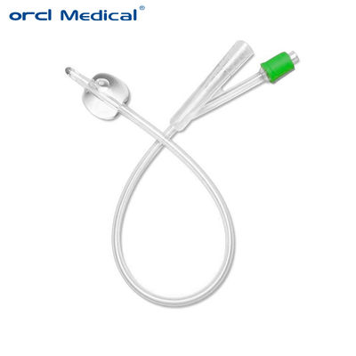 การแพทย์ 2 Way 3 Way 6FR8FR10FR ซิลิโคนเคลือบ Foley Catheter สําหรับสัตว์ ซัพพลายเออร์ปลีก