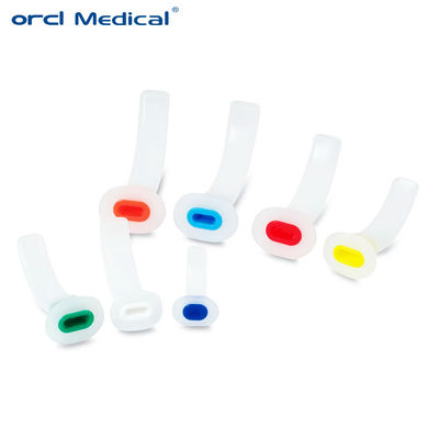 ช่องทางหายใจแบบ ergonomic Guedel ด้วยขอบกลม เพื่อเพิ่มความสบายใจของผู้ป่วยระหว่างการใส่ช่องทางหายใจ