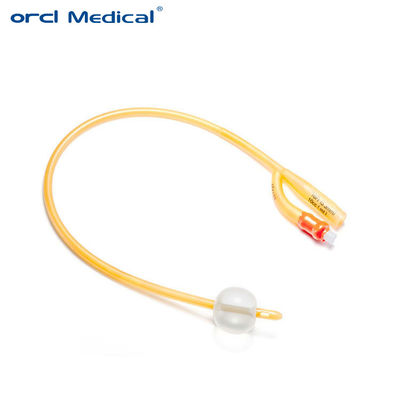 20cm-40cm ตามความต้องการ 2 Way 3 Way Medical 100% Latex Foley Catheter ราคาปลีก
