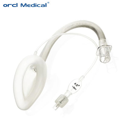 เสริม PVC หน้ากากลําคอ เส้นทางหายใจ Fr4 Lma กล่องหายใจ