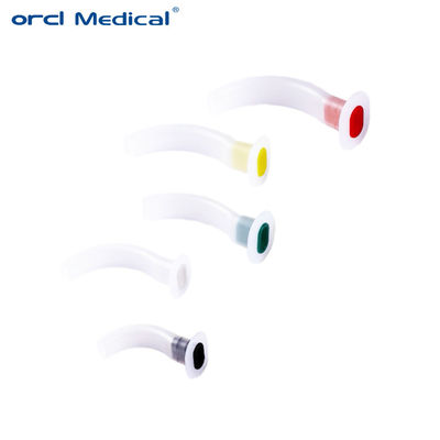 เส้นทางทางหายใจของ Oropharyngeal Guedel ที่มีรหัสสี / เส้นทางหายใจแบบแพทย์ PE Guedel
