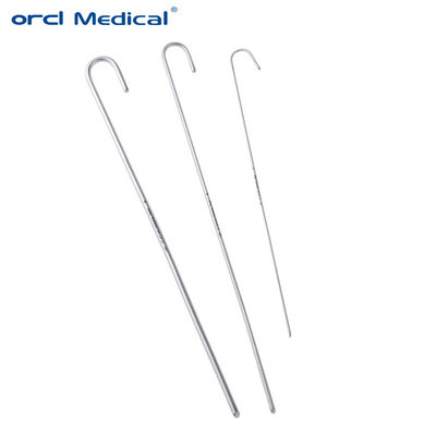สีเงิน Endotracheal Tube Introducer Stylet, Endotracheal Intubation Stylet สติลเล็ตที่นําเข้าท่อในท้อง