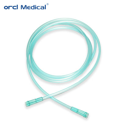 โรงงานจีน ทิ้งทางการแพทย์แบบใช้แล้วทิ้ง PVC อ่อน จมูก Cannula การเชื่อมต่อท่อออกซิเจน ท่อออกซิเจน