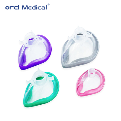 ผลิตภัณฑ์สิ้นเปลืองทางการแพทย์ วัสดุสิ้นเปลืองแบบใช้แล้วทิ้ง หน้ากากดมยาสลบปลอดเชื้อ ใช้งานง่าย หน้ากากดมยาสลบปราศจากน้ำยาง เพื่อหลีกเลี่ยงอาการแพ้